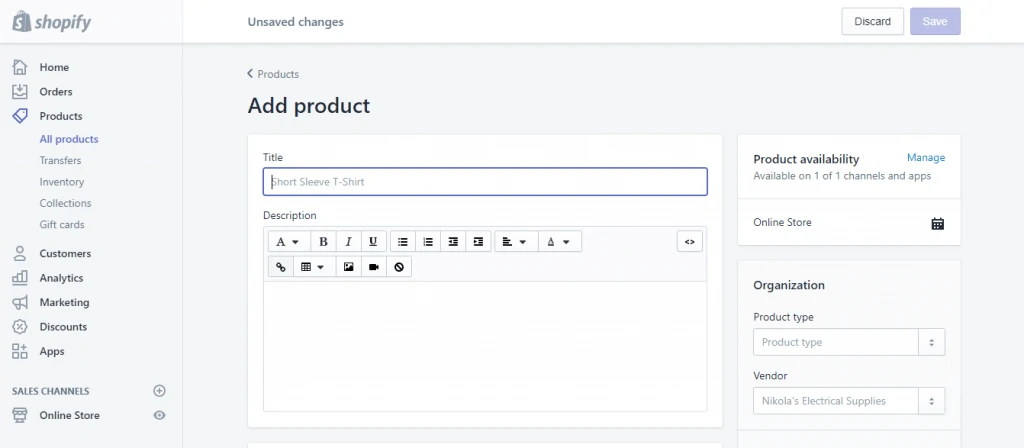 Upload Your First Products