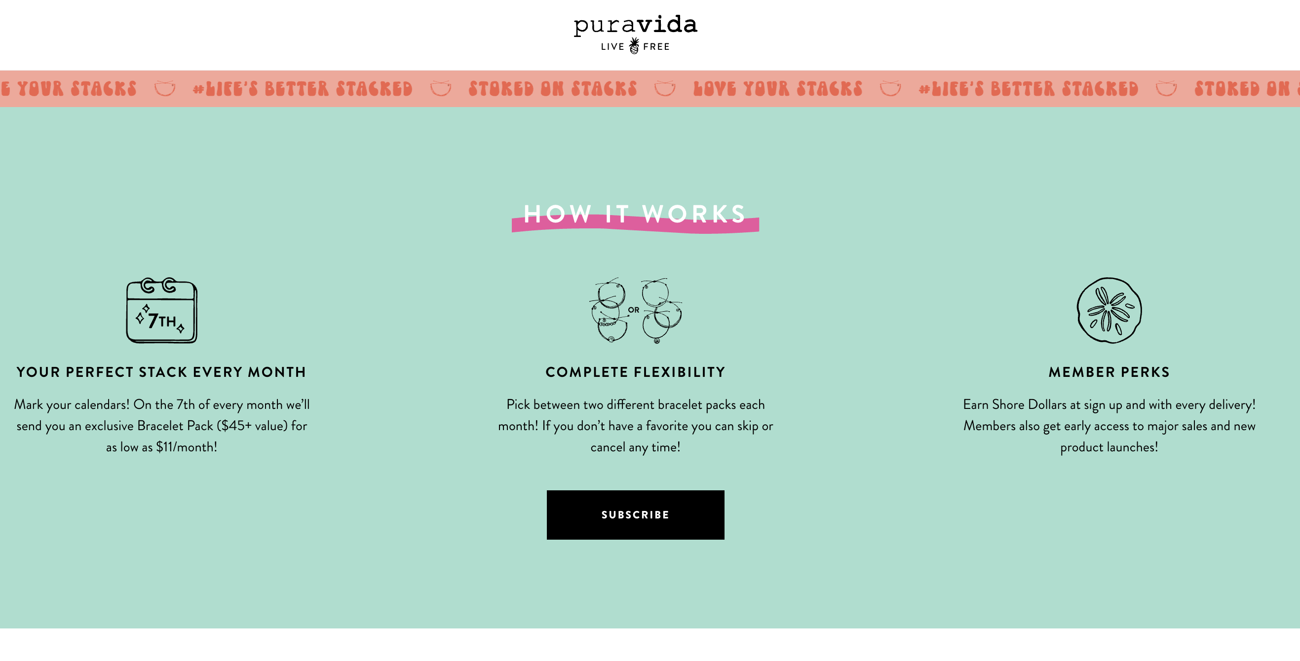 Pura Vida membership program